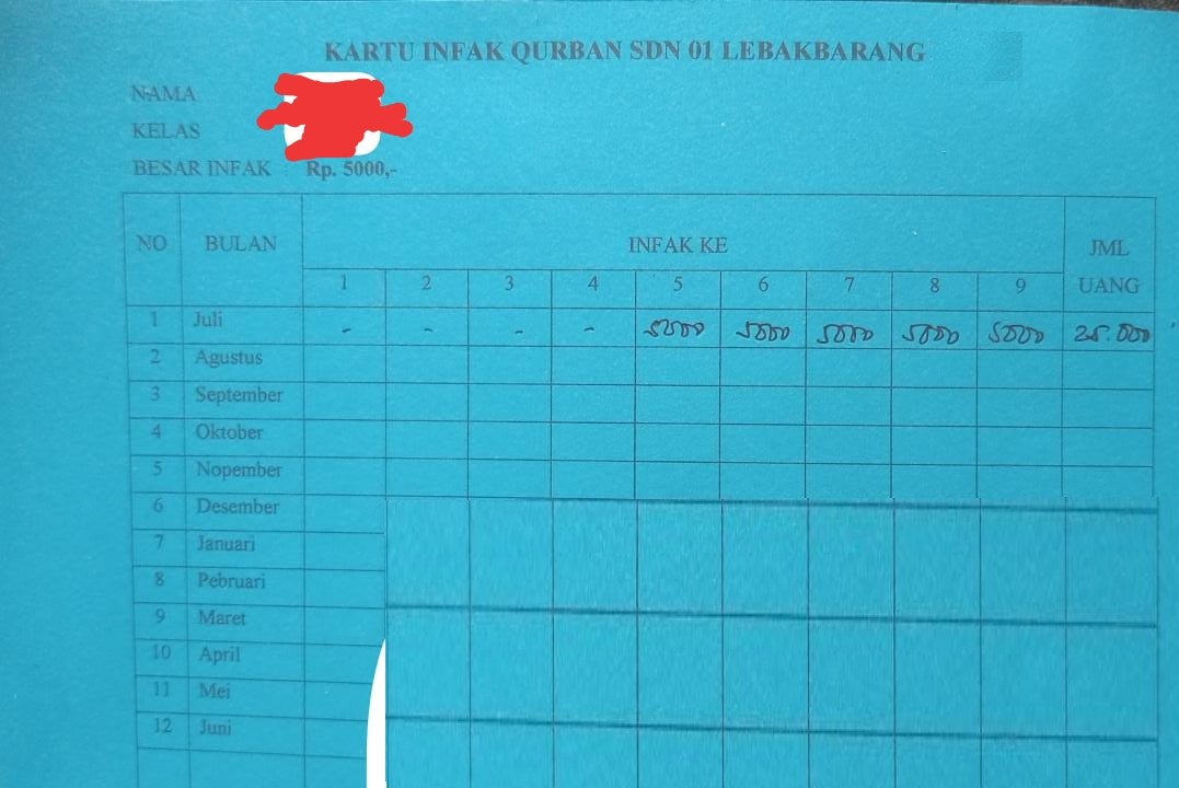 Apa Iya Sih Sekolah Negeri itu Gratis?? Murid SDN 1 Lebakbarang Pekalongan, Dikenai Biaya Bayar Infak 2 IMG 20231116 WA0033