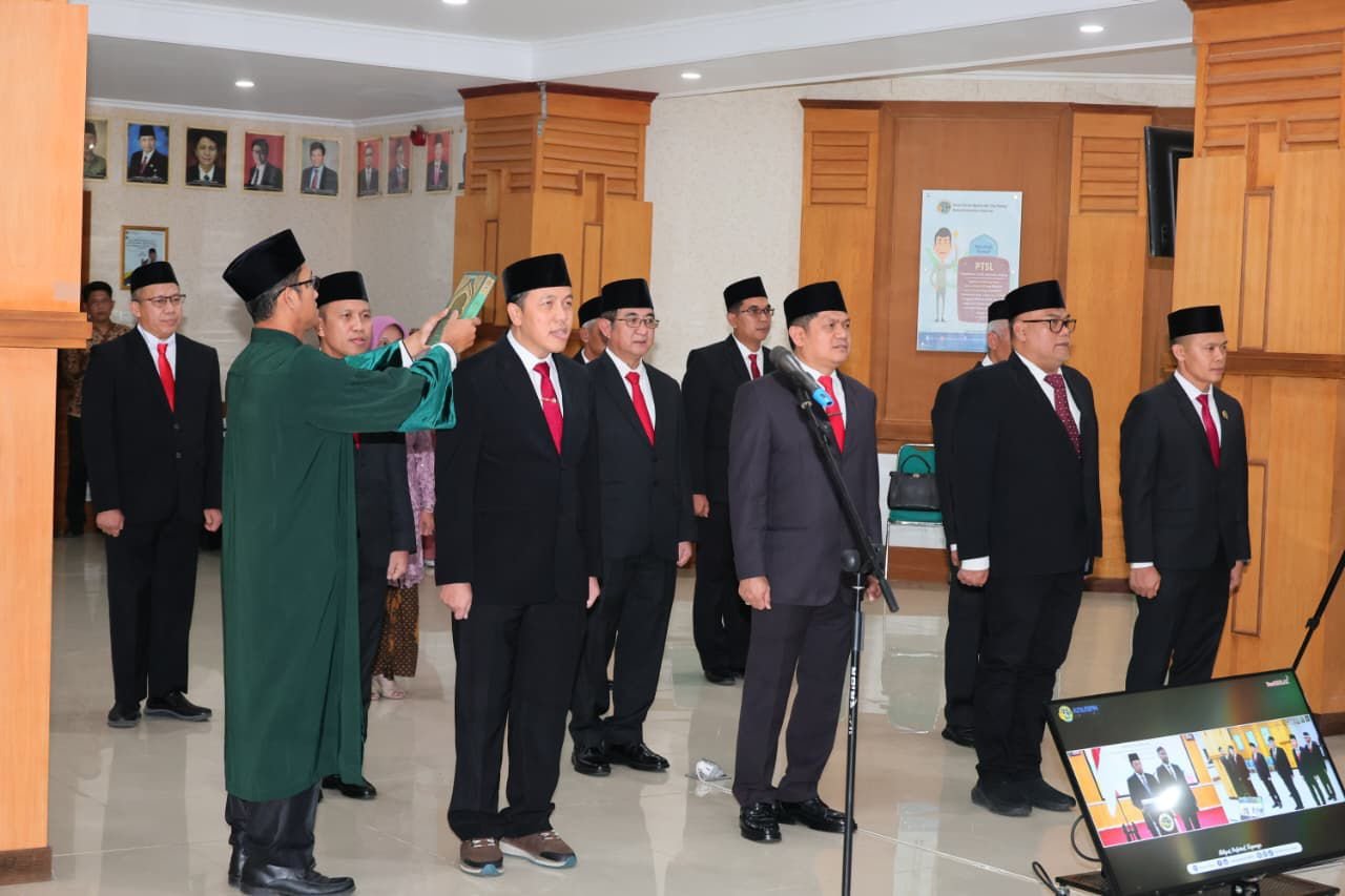 Lantik Pejabat Struktural, Menteri ATR/Kepala BPN: Layani Masyarakat dengan Hati, Bukan Transaksi 1 IMG 20250916 WA0045