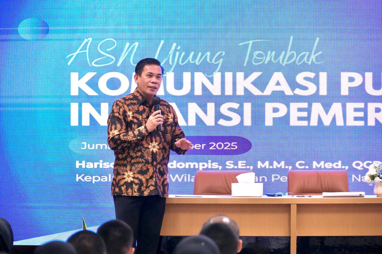 Berikan Pengarahan Latsar CPNS, Harison Mocodompis: ASN Ujung Tombak Komunikasi Publik Instansi Pemerintahan 1 IMG 20251110 WA0119