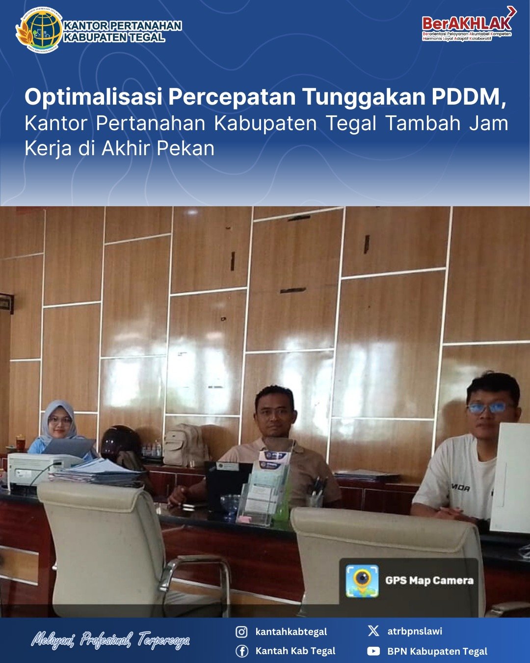Optimalisasi Percepatan Tunggakan PDDM, Kantor Pertanahan Kabupaten Tegal Tambah Jam Kerja di Akhir Pekan 1 WhatsApp Image 2025 11 25 at 08.41.48