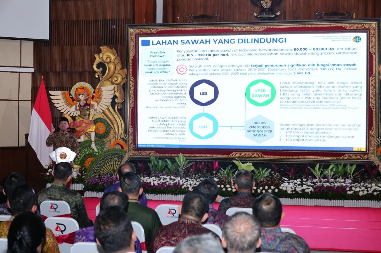 Alih Fungsi Lahan Sawah di Bali Masuk dalam Kategori Tinggi, Menteri Nusron: Tugas GTRA Penting dan Mendesak 1 IMG 20251204 WA0027