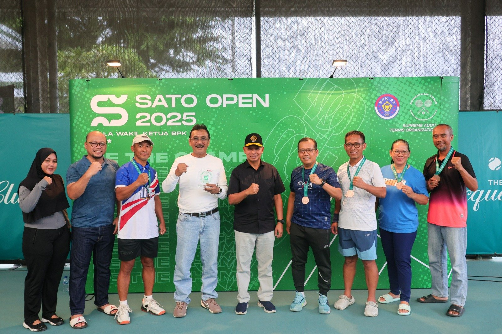Kementerian ATR/BPN Raih Juara III Bersama pada Turnamen Tenis Antarinstansi SATO Open 2025 Piala Wakil Ketua BPK 1 IMG 20251219 WA0005