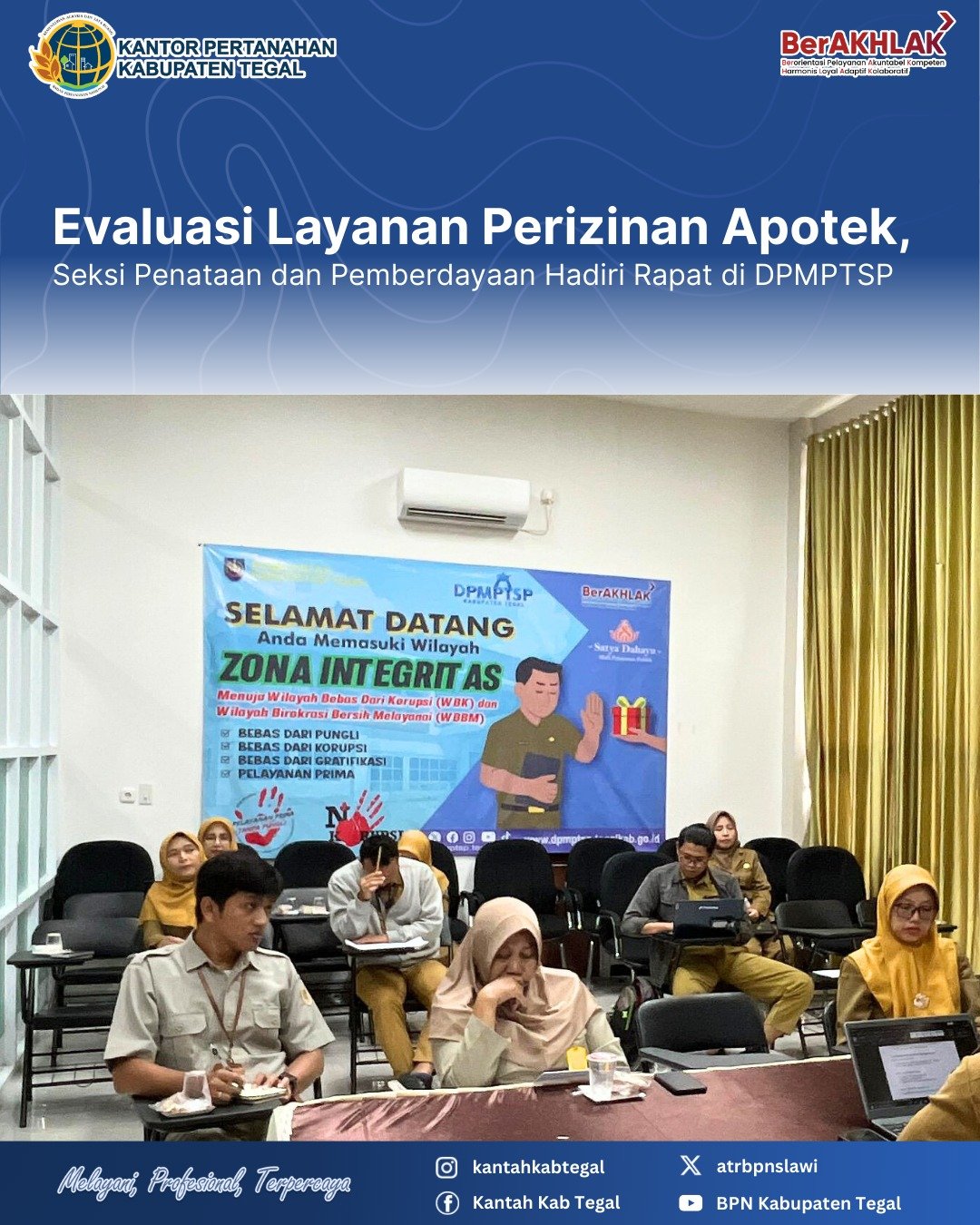 Evaluasi Layanan Perizinan Apotek, Seksi Penataan dan Pemberdayaan Hadiri Rapat di DPMPTSP 1 IMG 20260126 WA0142